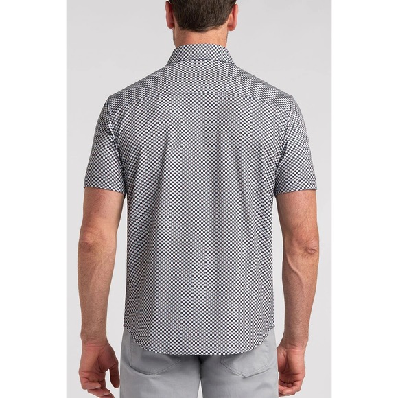 Buttercloth Men's Slim Fit Focal Point In Icy Cotton- Navy Chateau -L -NWOT - Picture 2 of 9